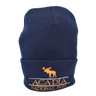 Acadia National Park Embroidered Moose Beanie